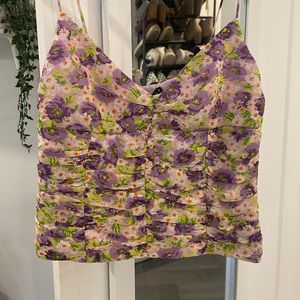 NWT Zara floral tank